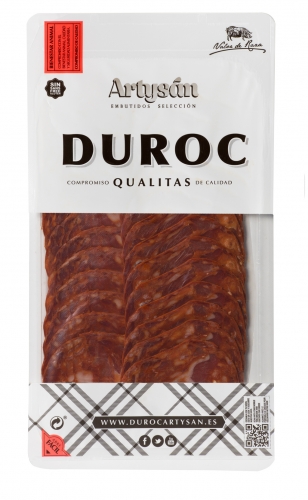 Salsiccia serrana extra tradizione familiare duroc Artysán affettata immagine #1