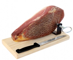 Mini prosciutto stagionato Artysán + porta prosciutto + coltello