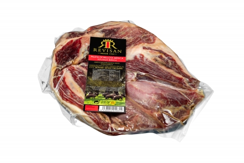 Prosciutto Pata Negra ibérico (Spalla) di ghianda certificato Revisan disossato pulito immagine #1
