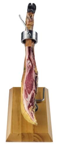Prosciutto Pata Negra ibérico (Spalla) di mangime Altadehesa + porta prosciutto + coltello immagine #2